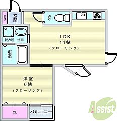 物件の間取り