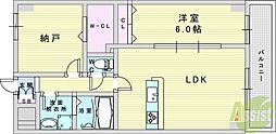 豊中市三和町1丁目マンション 1SLDKの間取図画像