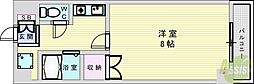 プレステージK 1Kの間取図画像
