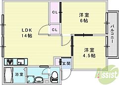 物件の間取り