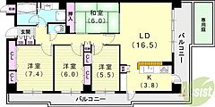 物件の間取り