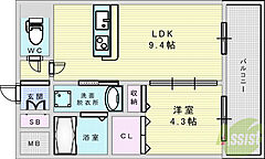 物件の間取り