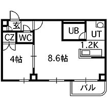 北海道札幌市中央区南六条東2丁目（賃貸アパート1DK・2階・33.40㎡） その2