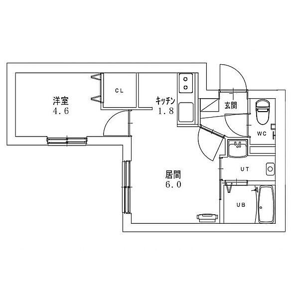 北海道札幌市白石区菊水三条5丁目(賃貸マンション1LDK・3階・30.38㎡)の写真 その2