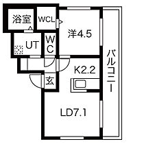 北海道札幌市中央区南十七条西5丁目（賃貸マンション1LDK・2階・34.43㎡） その2