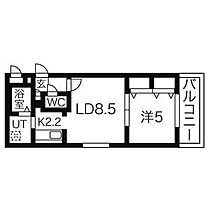 北海道札幌市豊平区中の島一条3丁目（賃貸マンション1LDK・2階・36.07㎡） その2