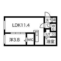 北海道札幌市東区北九条東11丁目（賃貸マンション1LDK・1階・34.96㎡） その2