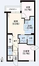 北海道札幌市東区北三十五条東1丁目（賃貸マンション2LDK・4階・48.01㎡） その2