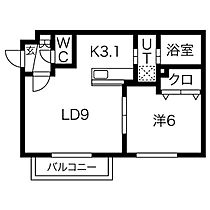 北海道札幌市豊平区平岸四条3丁目（賃貸マンション1LDK・1階・39.04㎡） その2