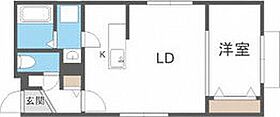 北海道札幌市中央区北四条西13丁目（賃貸マンション1LDK・4階・35.71㎡） その2