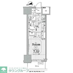 名古屋市営鶴舞線 浅間町駅 徒歩5分の賃貸マンション 10階1Kの間取り