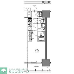 S-RESIDENCE浅間町駅前axial(アクシャル) 2階1Kの間取り