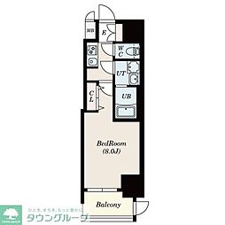 S-RESIDENCE庄内通North 14階1Kの間取り