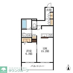 間取図画像 1LDK