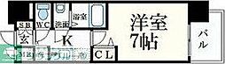 プレサンス名古屋STATIONサティナ 2階1Kの間取り