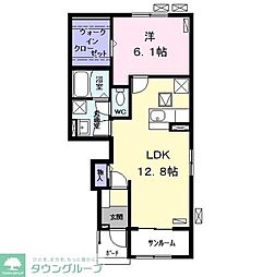 間取図画像 1LDK