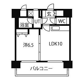 名古屋市営桜通線 久屋大通駅 徒歩8分の賃貸マンション 2階1LDKの間取り