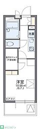 レオパレス東長田 4階1Kの間取り