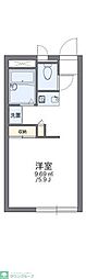 レオパレス芳野 1階1Kの間取り
