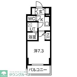 エスリード大須アヴェニュー 1Kの間取図画像