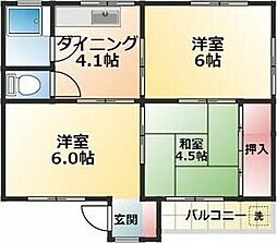 第三近藤ビル 3DKの間取図画像