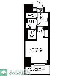 エスプレイス上前津レガシー 1Kの間取図画像