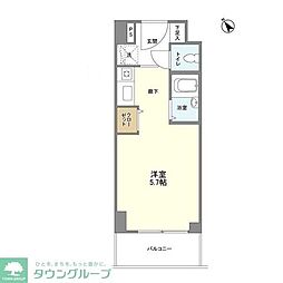 ディオケネス ワンルームの間取図画像