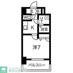 エスリード大須観音プリモ 1Kの間取図画像