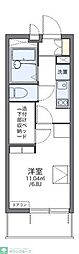 レオパレス新栄 1Kの間取図画像