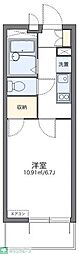 レオパレスインサイド新栄 1Kの間取図画像