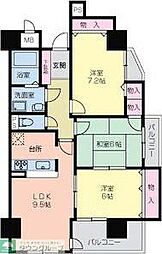 サムティイースト白壁 3LDKの間取図画像