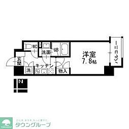 コンフォート新栄 1Kの間取図画像