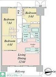 ラフィシア上前津 3LDKの間取図画像