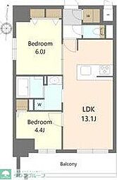 S-RESIDENCE高岳clarity(クラリティ) 2LDKの間取図画像