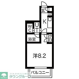 シテイライフ今池 1Kの間取図画像