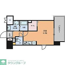 パルティール吹上アネックス ワンルームの間取図画像