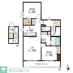 物件の間取り