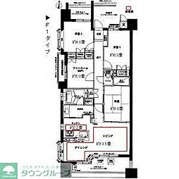 レジディア泉 3LDKの間取図画像
