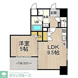 CITYSPIRENagoya-Osu 1LDKの間取図画像