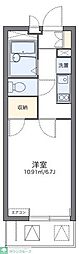 レオパレス大幸 1Kの間取図画像