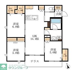 物件の間取り