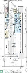 エステムコート名古屋グロース 1Kの間取図画像