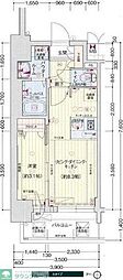 プレサンス栄フロント 1LDKの間取図画像