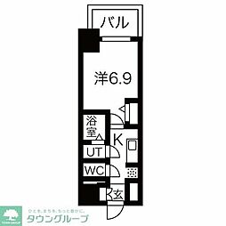ファステート名古屋駅前ドリーム 1Kの間取図画像
