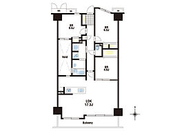 間取図画像 3LDK