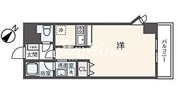 フェルテ波 9階1Kの間取り