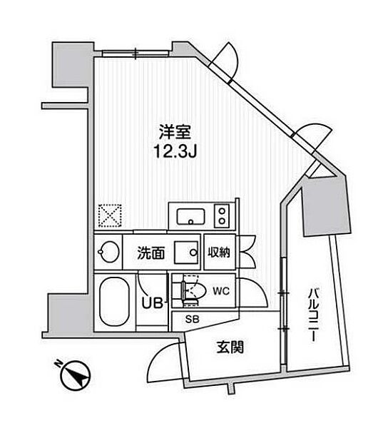 ｎｉｄｏ ＳＵＧＡＭＯ(ニドスガモ) 1402｜東京都豊島区巣鴨２丁目(賃貸マンション1R・14階・30.45㎡)の写真 その2