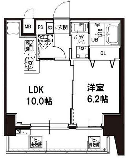 メゾンドアーク南大井 702｜東京都品川区南大井４丁目(賃貸マンション1LDK・7階・37.12㎡)の写真 その2