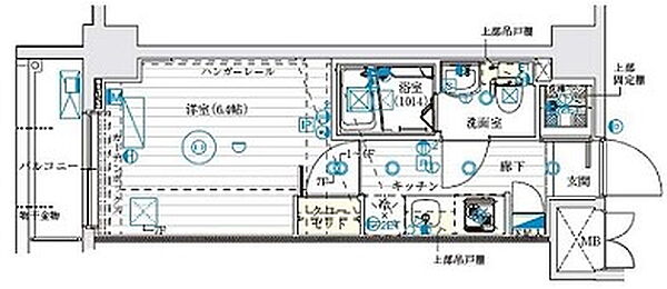 ル・リオン南大井 407｜東京都品川区南大井５丁目(賃貸マンション1K・4階・20.70㎡)の写真 その2