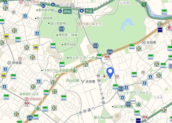 パークビュー南青山 201｜東京都港区南青山１丁目(賃貸マンション1LDK・2階・45.60㎡)の写真 その21